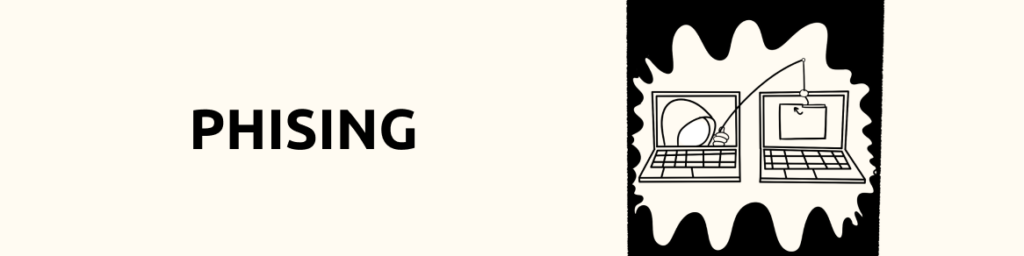 cómic educativo sobre phishing y fraudes digitales