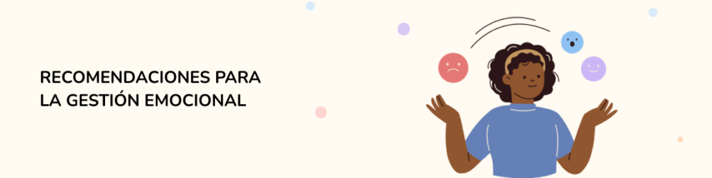 guía con recomendaciones para la gestión emocional de niños y adolescentes